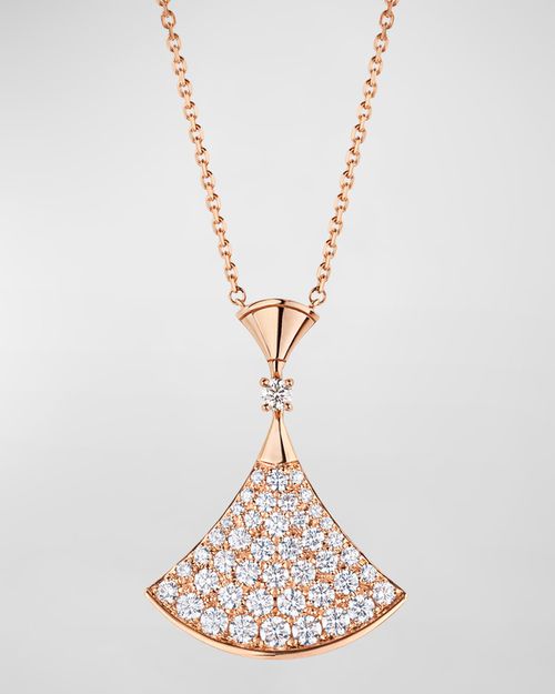 Divas' Dream Diamond Pendant Necklace in 18k Rose Gold