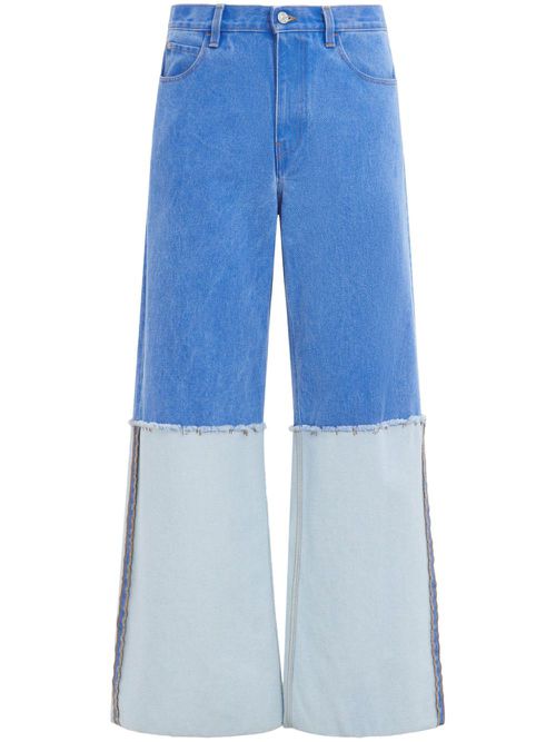 Turn up-hem jeans - Blue