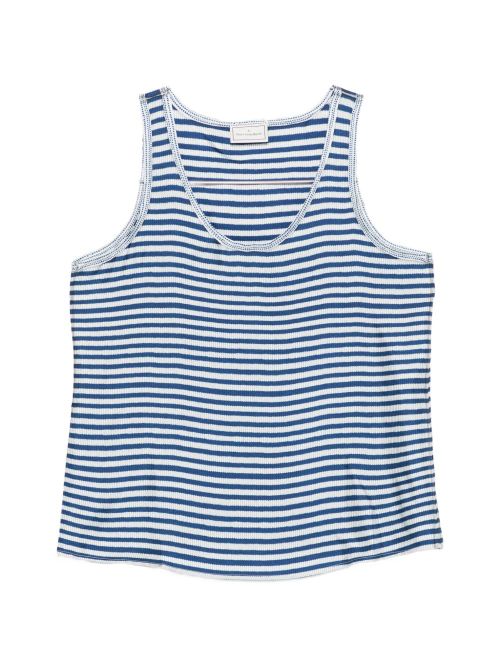 Striped Silk Top