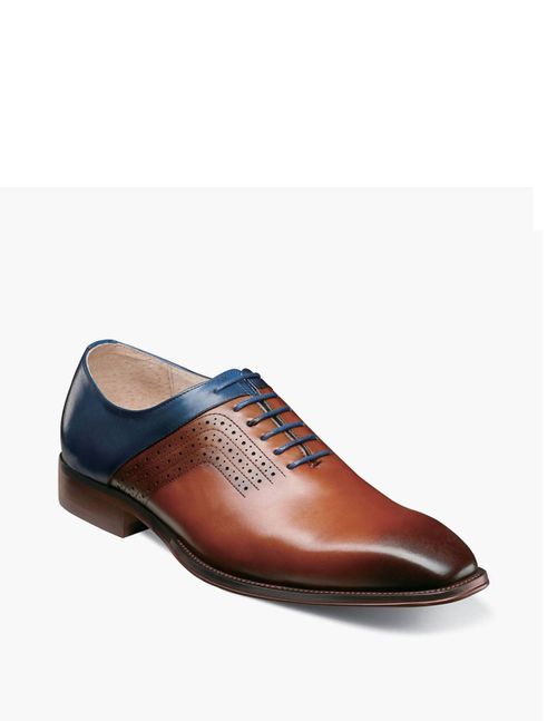 Stacy Adams | Halloway Plain Toe Oxford Shoe In Cognac | Realry display picture 2