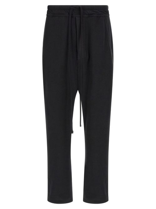 Organic Cotton Jersey Joggers — Black