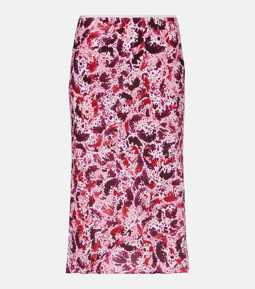 Floral pencil skirt