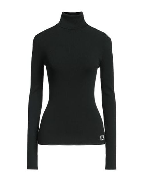 Woman Turtleneck Dark green Size M Wool, Polyester, Polyamide, Elastane