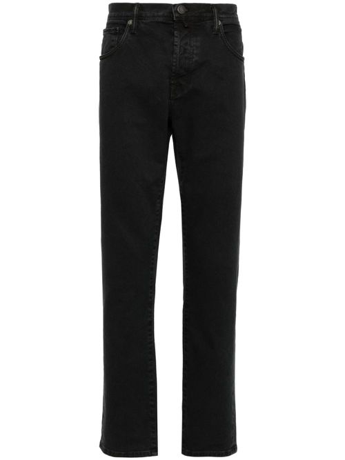 Straight-leg jeans - Black