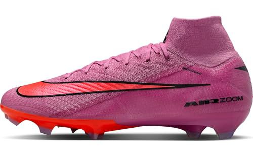 Nike Mercurial Superfly 10 Elite Kylian Mbappe FG High-Top Soccer Cleats (FQ8692-500, Grand Purple/Pale Ivory)