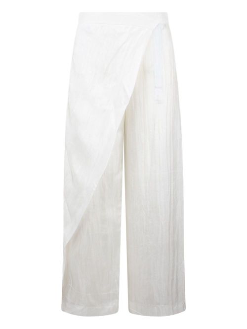 THE ROSE IBIZA silk trousers - White
