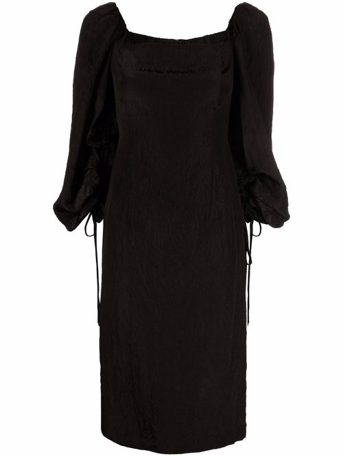 Phoebe gathered detail skirt - Black