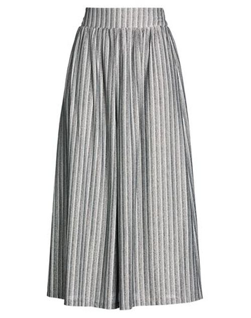 Momoní Woman Maxi skirt Grey Size 6 Polyester, Viscose, Metallic Polyester, Polyamide, Elastane