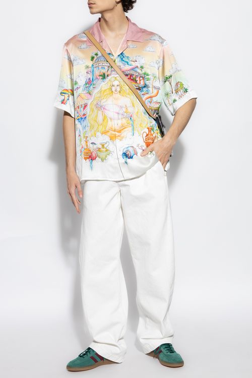 Silk Shirt, Men's, Multicolour