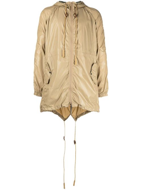 The Demarchelier drawstring-hood jacket - Brown