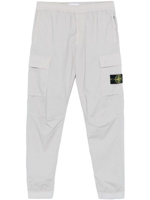 Compass-badge track pants - Grey