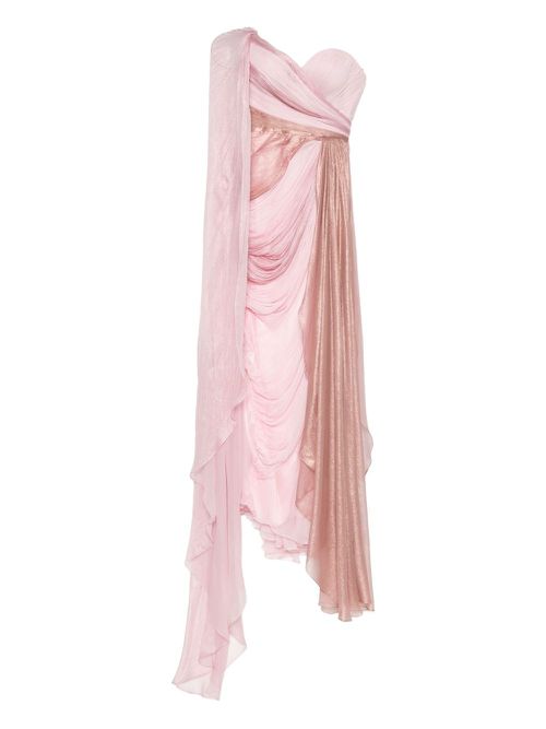 strapless open back dress DOLLY WORLD PUFF LONG SLEEVE BALLOON ORGANZA DRESS WITH COTTON BODY do