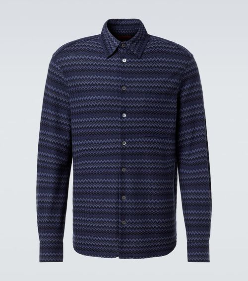 Zigzag cotton shirt