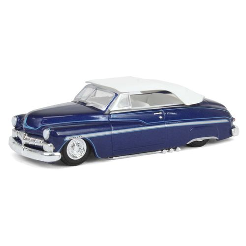 1/64 1950 Mercury Eight Chopped Top Convertible, California Lowriders - Blue