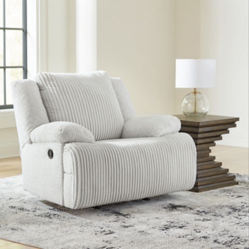 Top Tier Oversized Manual Rocker Recliner, Alloy