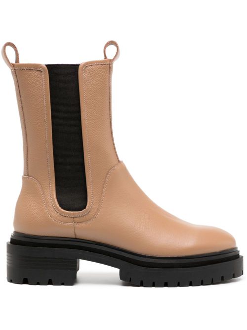 Pandora 55mm round-toe boots - Brown
