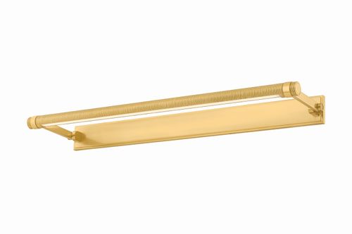Aged Brass LED Picture Light from the Duell Collection