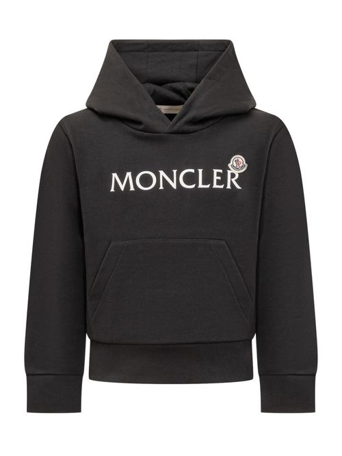 Kids Black Logo Hoodie