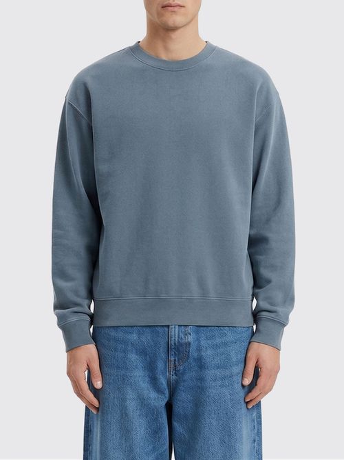 Sweatshirt Men color Gnawed Blue