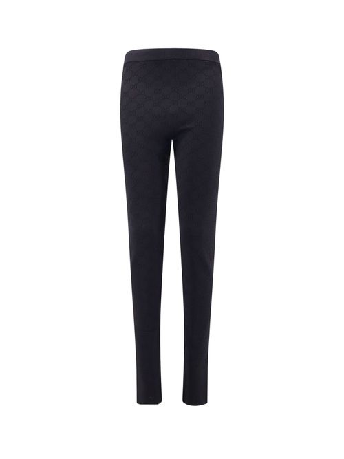 Viscose Blend Leggings With All-Over Gg Motif