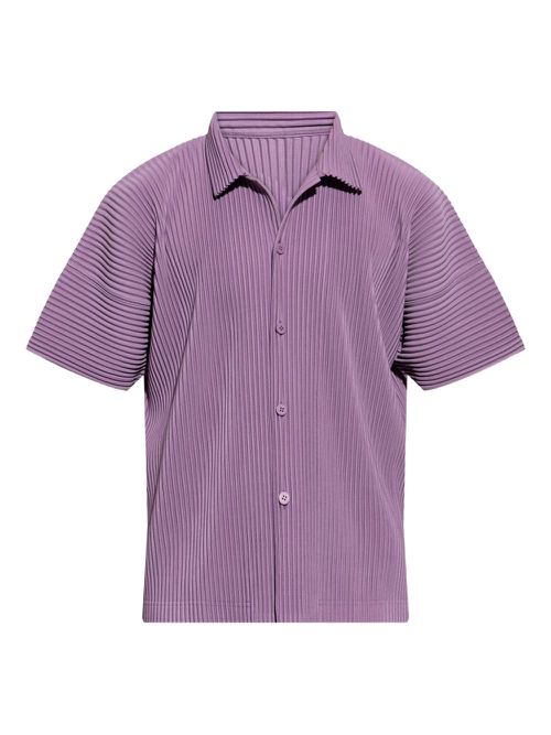 Homme Plissé Issey Miyake pleated shirt - Purple