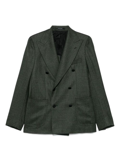 Tagliatore double-breasted blazer - Green