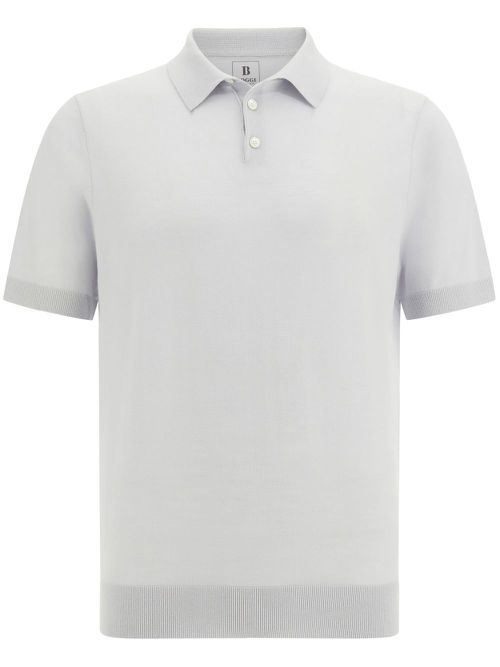 Merino wool polo shirt - White