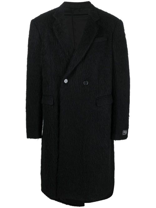 Double-breasted coat - Black