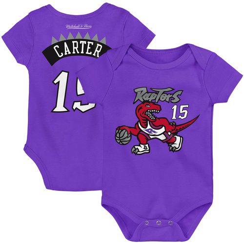 Infant Vince Carter Purple Toronto Raptors Hardwood Classics Name & Number Bodysuit