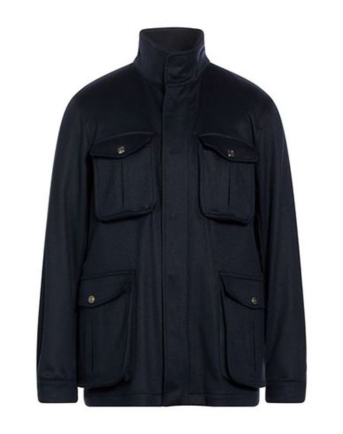 Man Coat Navy Size 36 Cashmere
