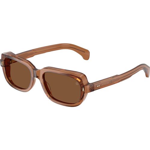 Moncler Unisex Moncler ME6008 SUNTRAP 3017/3 Gafas de sol Acetato Naranja Marrón Pillow Polarizado