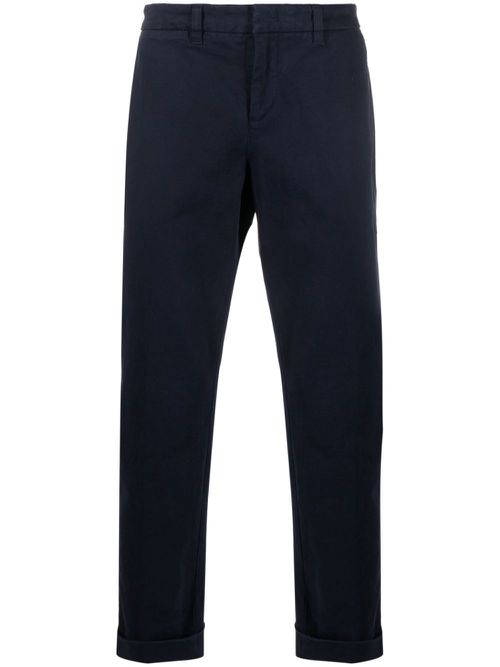 Capri mid-rise tapered trousers - Blue