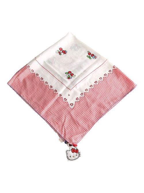 X Hello Kitty gingham cherry-print scarf - Pink