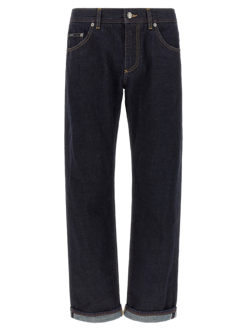 Classic Five-Pocket Denim Jeans — Navy