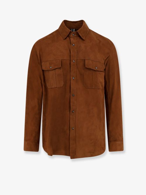 Suede Shirt — Brown
