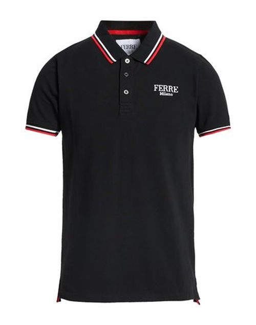 Man Polo shirt Black Size XL Cotton