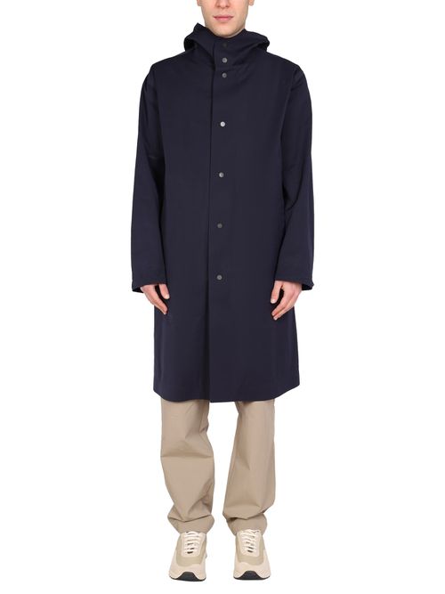 Hooded trench coat