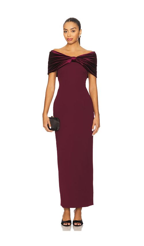 Sonya Moda Belluno Dress in Burgundy. - M also in