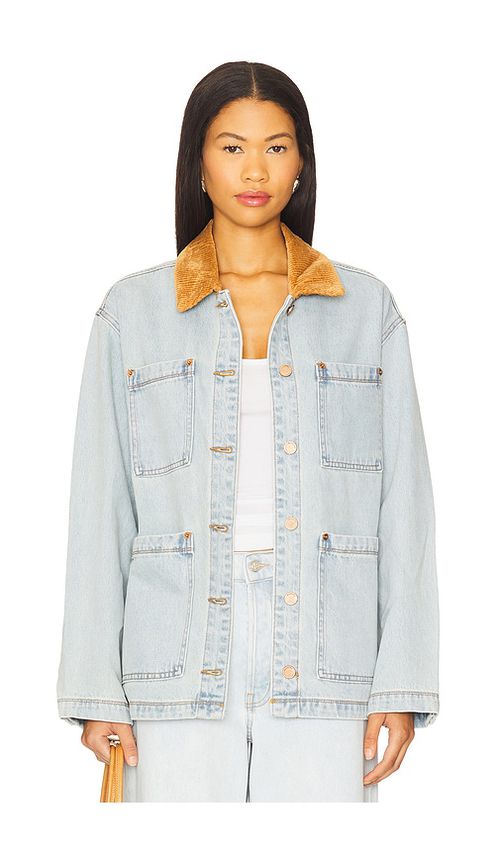 BLANKNYC Denim Corduroy Shacket in Blue.  XS. Also in L
