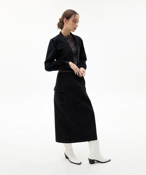 LK PINTUCK COTTON SKIRT