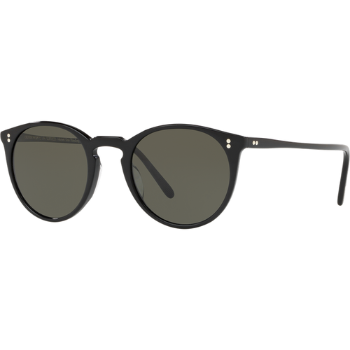 Oliver Peoples Man Oliver Peoples OV5183S O'MALLEY SUN 1005P1 Zonnebrillen Acetaat Zwart Grijs Pantos Gepolariseerd