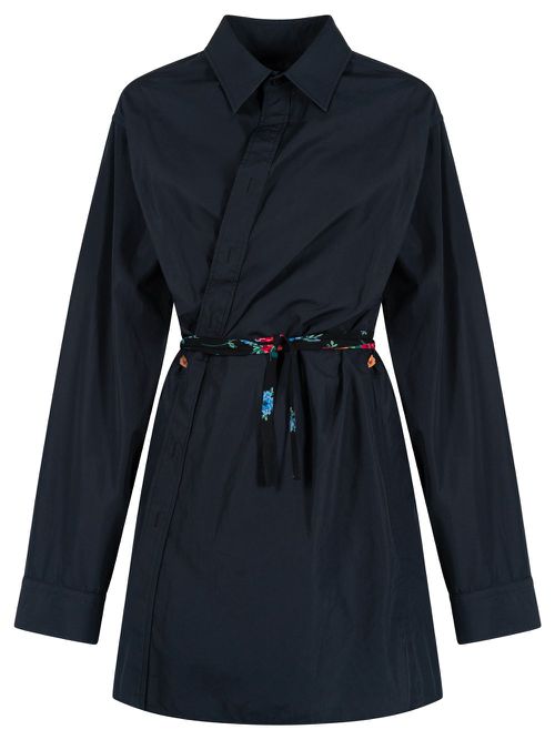 Wrap Shirt Dress
