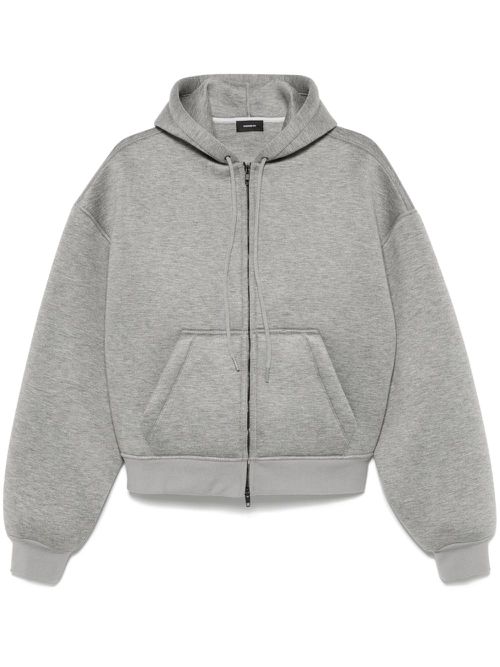 Scuba-jersey hoodie - Grey