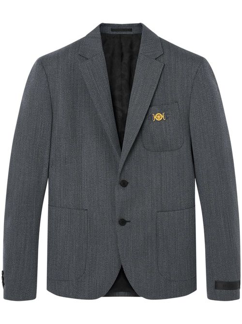 Single-breasted blazer - Grey