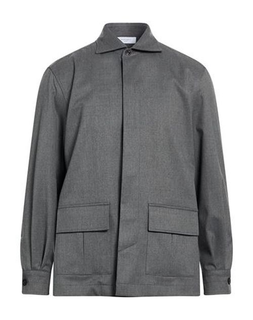 Man Jacket Grey Size 44 Polyester, Virgin Wool, Viscose, Elastane