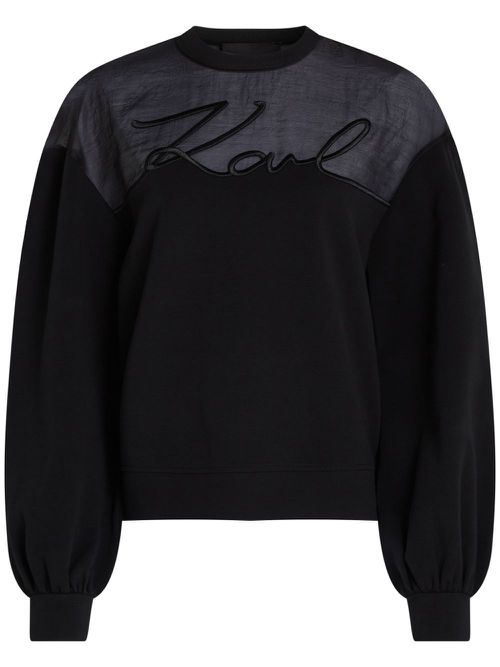 Signature sweatshirt - Black