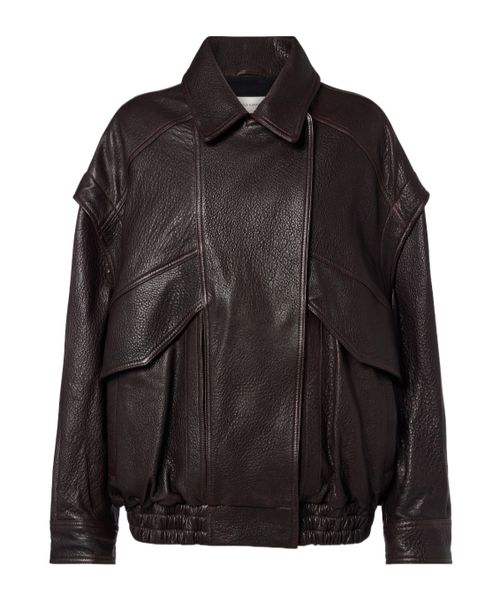 Micah Zip-Up Leather Jacket