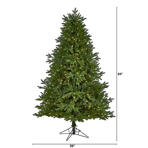 7 Ft. Christmas Tree with 400 Warm White LED Lights