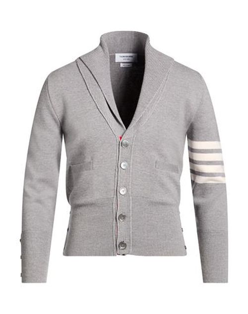 Man Cardigan Light grey Size 0 Merino Wool