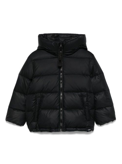 Quilted puffer jacket - Black